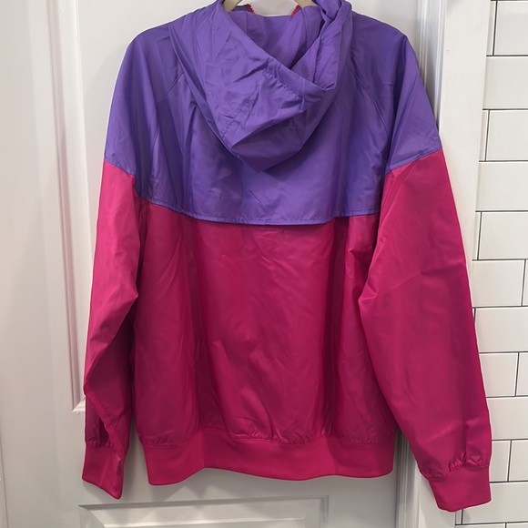 Nike Windrunner Pink Purple Windbreaker Rain Jacket Men’s Large Women’s L/XL NWT - Picture 8 of 14